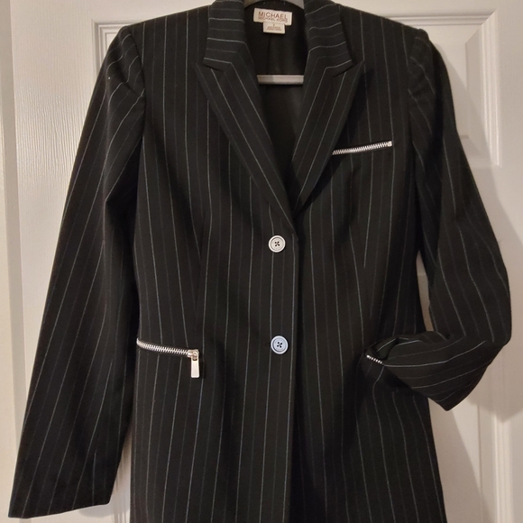 Michael Kors Jackets & Blazers - Michael Kors Women's Black Pinstripe Blazer